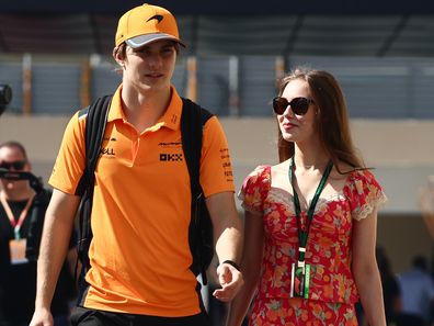 Oscar Piastri and Lily Zneimer
