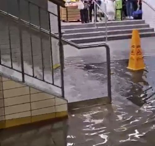 Town Hall station flooding