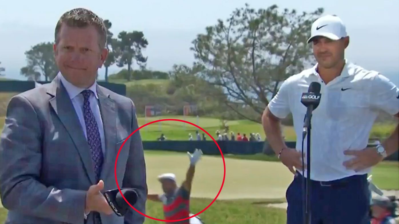 Golf news Bryson DeChambeau photobombs Brooks Koepka interview at US Open 2021