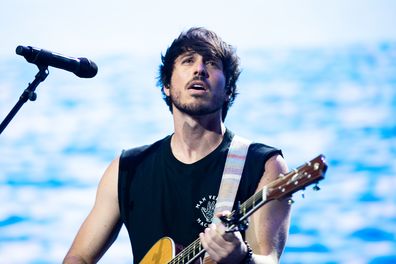 Morgan Evans performs on the main stage on day 2 of C2C Country To Country 2023 at The O2 Arena.