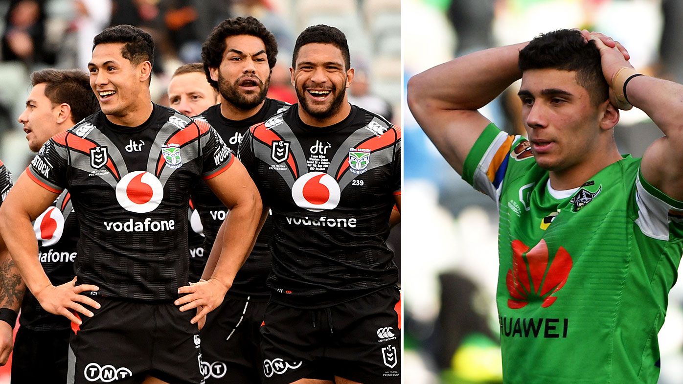 The Warriors stunned Canberra at home