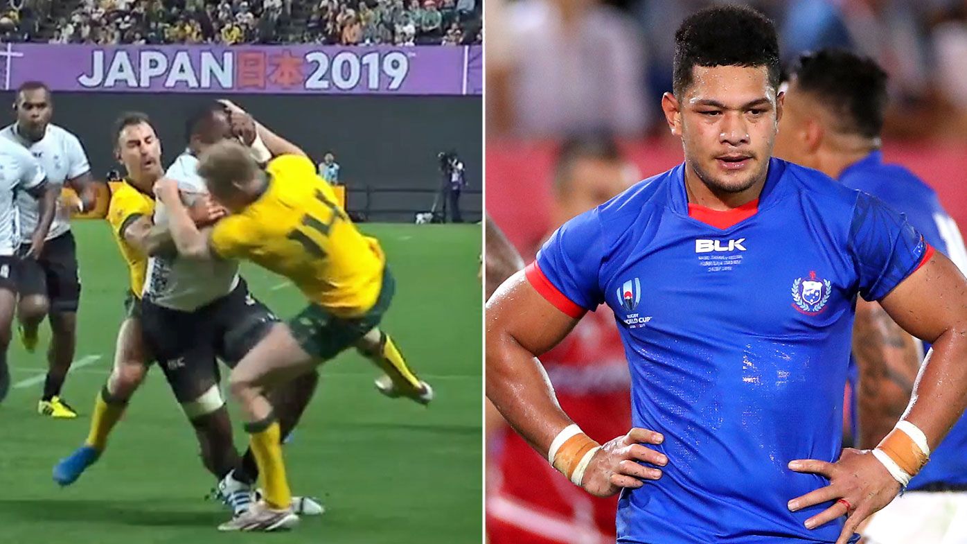 Another Rugby World Cup star banned for Hodge-like tackle amid fears of further sanctions