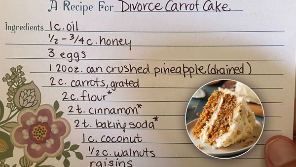 Divorce Carrot Cake recipe