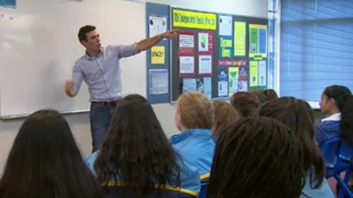 Mr Pentingill has developed two mantras that he preaches in inspirational talks. (9NEWS)