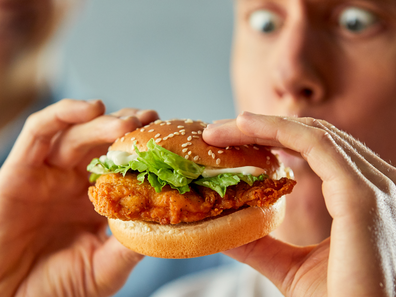 McDonald's McSpicy chicken burger