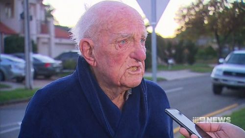 'Ken', 92, has described his distress at losing his "wonderful" neighbour and close friend. Picture: 9NEWS