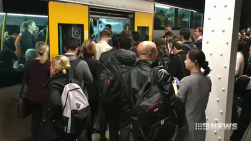 Some passengers reported waiting up to an hour to move on.