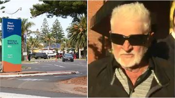 Ronald Toft is accused of trying to kidnap a six-year-old girl from a West Beach caravan park.