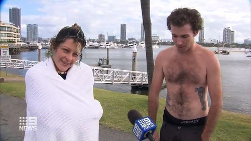 Trawler crew forced to jump into rough Gold Coast waves