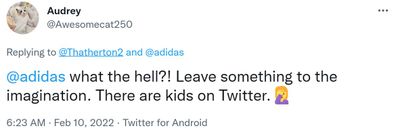 Twitter, Adidas