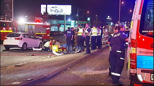 Three people died in the Melbourne crash. (9NEWS)