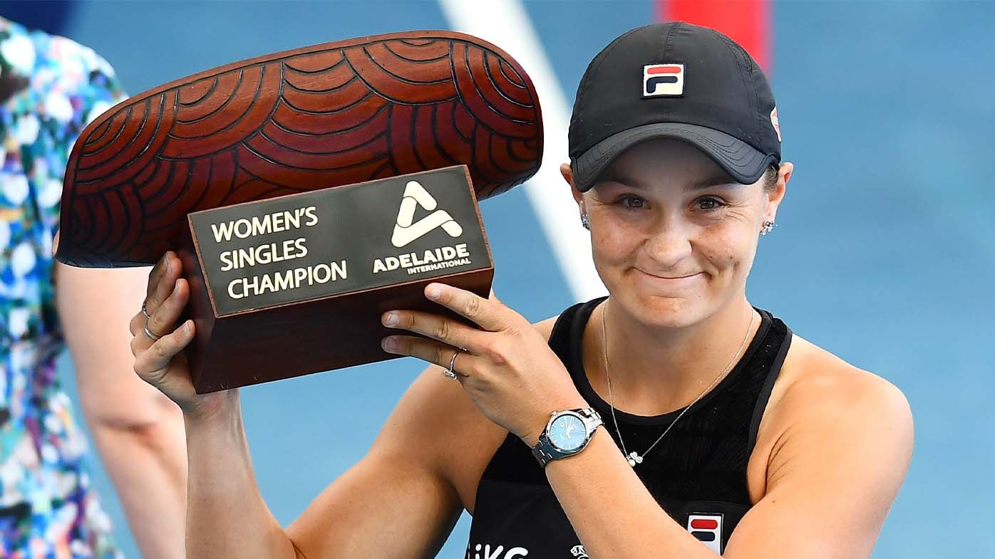 Ash Barty wins Adelaide International in an ominous warning to rivals as Australian Open looms