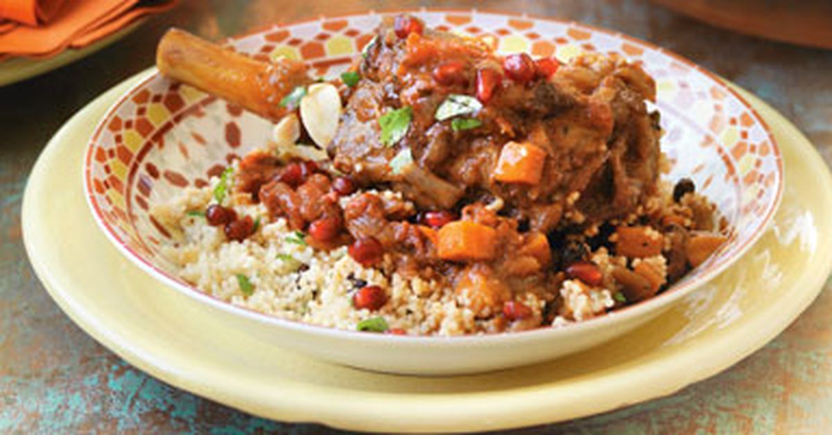 Lamb shanks with spices & couscous - 9Kitchen