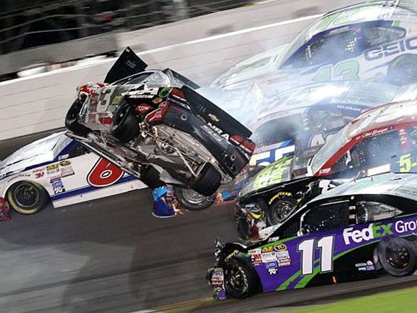 NASCAR driver walks away from horrifying crash