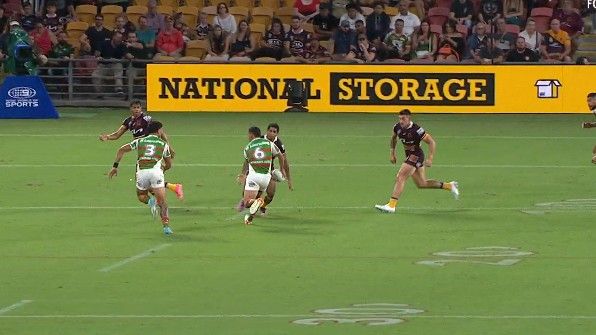 Cody Walker relives grand final pain with intercept as Broncos stun Souths