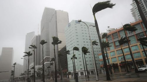 Streets in Miami are flooded. (AFP)