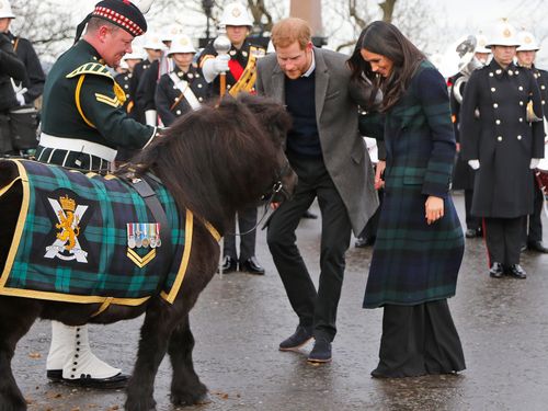 Meghan Markle told a royal fan her hen's night 'should be fun'. (AAP)