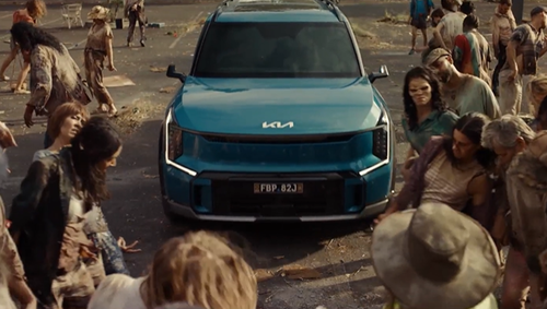 Kia's Zombie-proof electric vehicle ad.