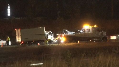 Police stop truck and van on M7 in relation to transnational drug importation plot.