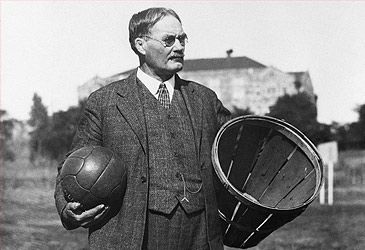 When did physical education teacher James Naismith invent basketball?