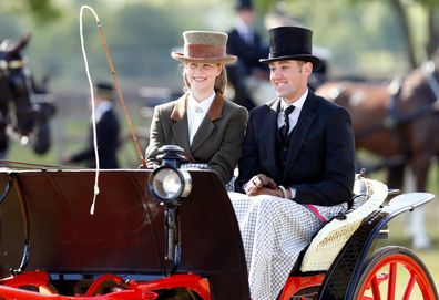 Lady Louise and Prince Philip