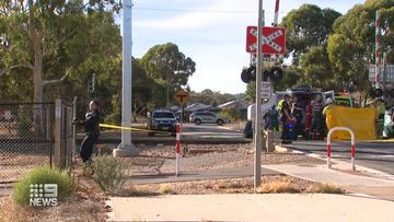 An 11-year-old boy is in a critical condition after he was hit by a train on the way to school in Adelaide.Police and emergency services were called to Tambelin Railway Station at Evanston Gardens in the city&#x27;s north at 8.15am following reports a child had been struck by a city-bound train.﻿