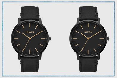 9PR: Nixon Porter Leather Watch