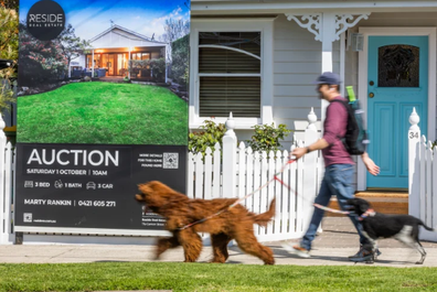 The auction clearance rate has edged higher for two months in a row as home sellers reduce their price expectations to meet those of cautious buyers.