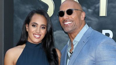 Dwayne Johnson and daughter, Simone