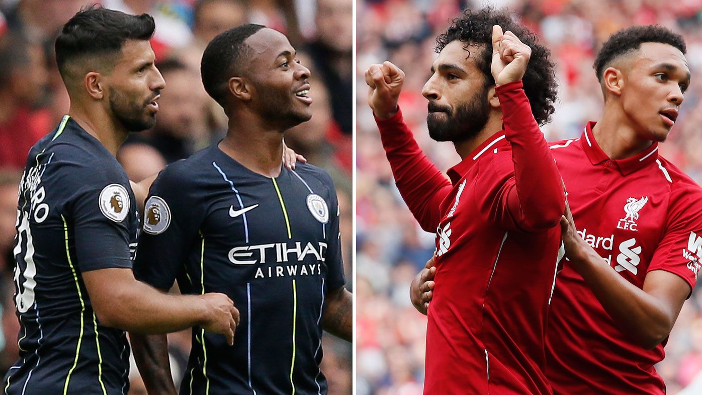 Manchester City and Liverpool put down English Premier League markers