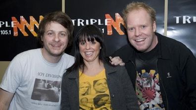 Richard Marsland, Myf Warhurst and Peter Helliar on Triple M