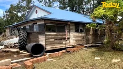 Ashcroft family in caravans after second NSW Lismore flood disaster