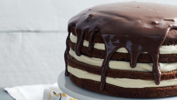 Chocolate layer fudge cake