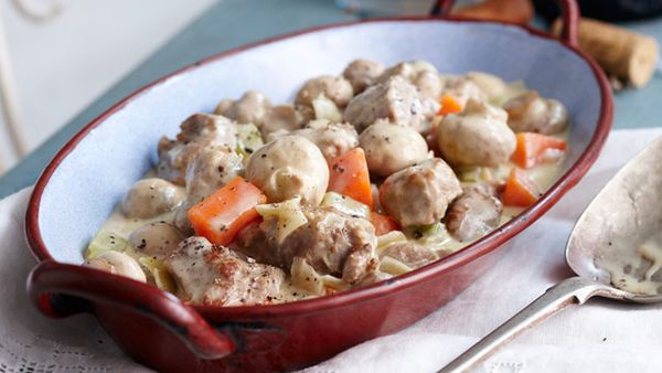 Blanquette de veau (Creamy veal stew)