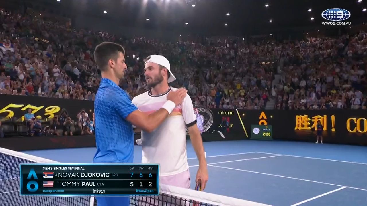 Novak Djokovic overcomes explosion en route to Australian Open decider