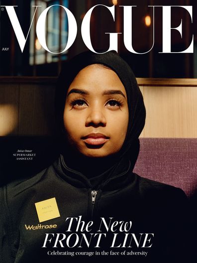 British Vogue's July Cover Anisa Omar told the magazine that the pandemic had changed the way her job was perceived.