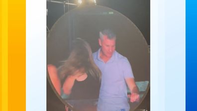 Coldplay Boston concert kiss cam