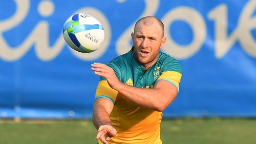 Australian rugby sevens captain James Stannard has been released from hospital two days after suffering a fractured skull in a coward punch attack in Sydney's eastern suburbs. Picture: AAP.