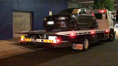 The car was seized in North Sunshine. (9NEWS)