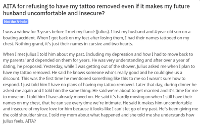 Reddit post tattoo removal
