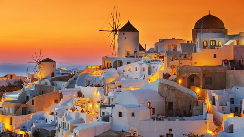 santorini greece cruises