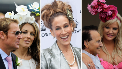 Shane Warne, Liz Hurley, Sarah Jessica Parker, Brynne and Geoffrey Edelsten.