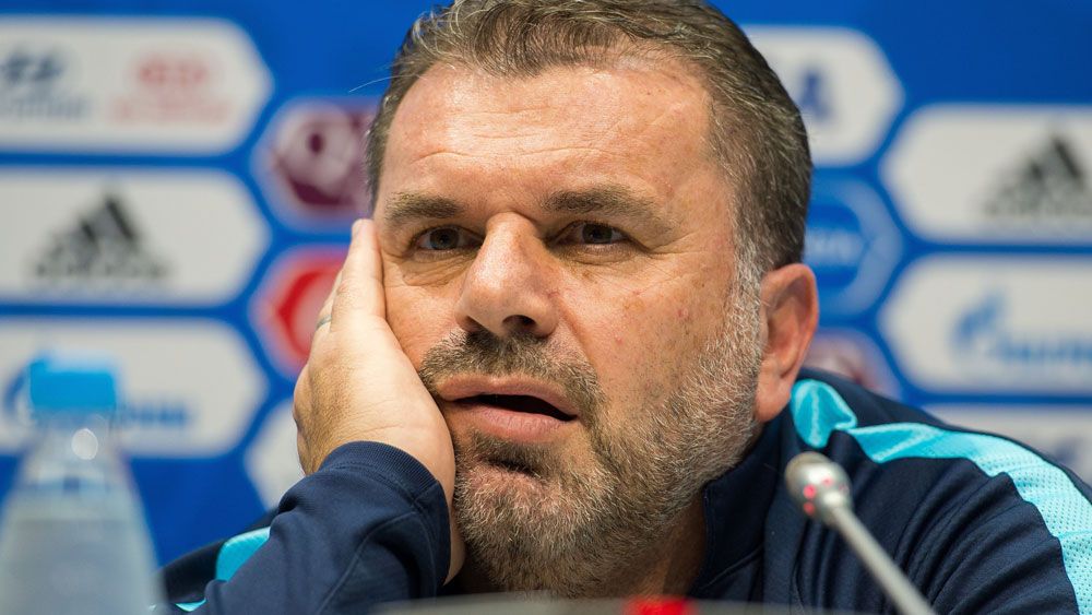 Socceroos coach Ange Postecoglou fires up before Confederations Cup opener against Germany