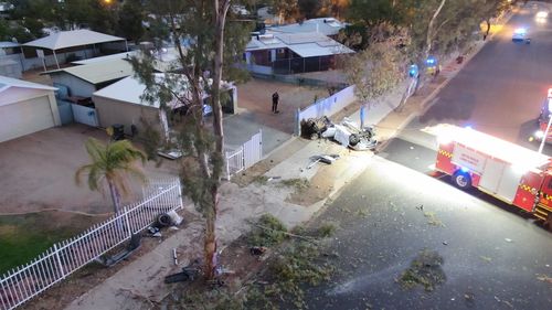 Three people are dead and a woman is in intensive care in hospital, after a crash in Alice Springs on Christmas night.