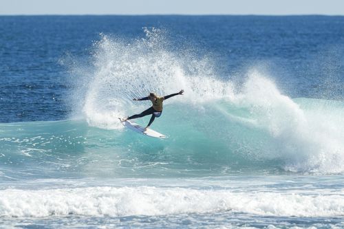 The Margaret River Surf Pro are considering moving the competition due to the threat of sharks. picture: AAP