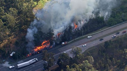 Bushfire doonside first of fire season