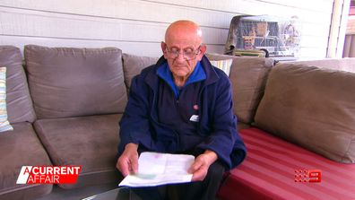 Eighty-year-old claims he can't get Centrelink pension.