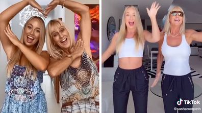 Sasha and Therese regularly do dances together on TikTok.