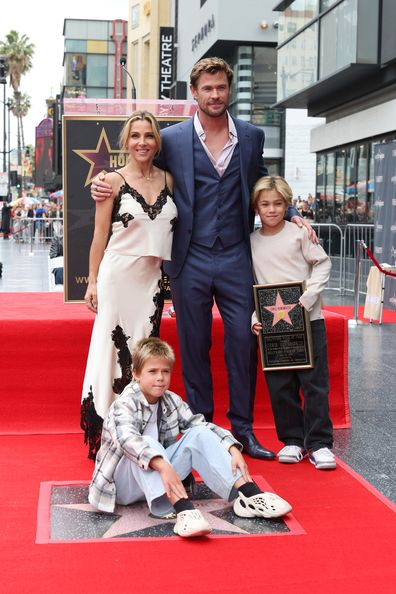 Chris Hemsworth Hollywood Walk of Fame Star Ceremony 