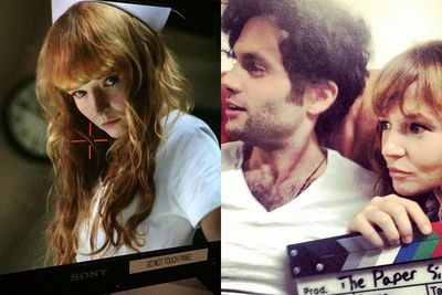 Since being cast as Annie Cresta in <i>The Hunger Games</i>, this Canberra-born actress will star in 2015 flicks <i>The Paper Store</i> alongside Penn Badgley (right) and <i>The Lennon Report</i> with Richard Kind (left). <br/><br/>Images: Instagram